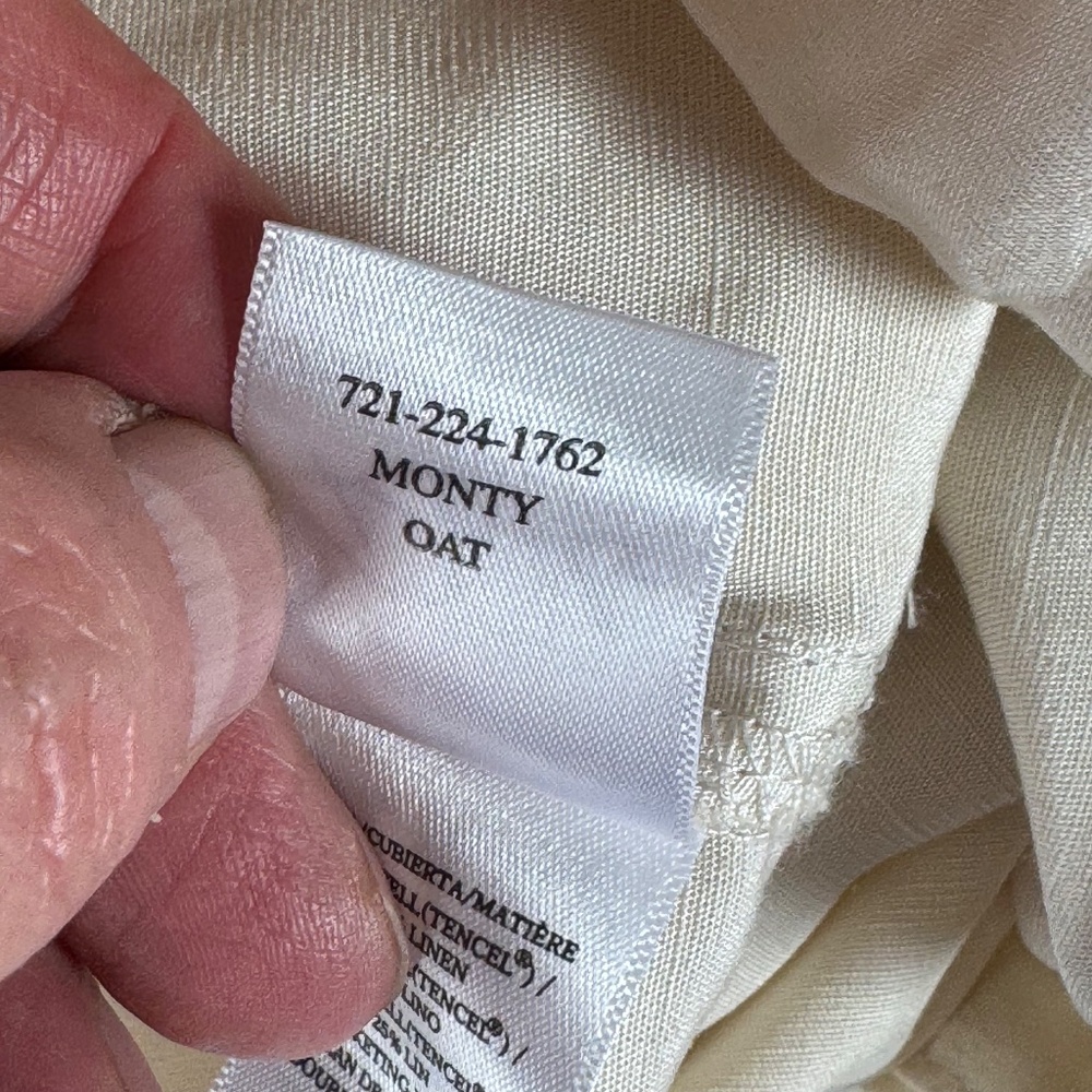 Rails Monte Oat Linen Blend Pull On Cuffed High W… - image 8